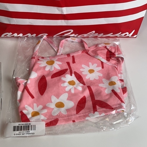 Hannah Andersson NWT Sunblock Tankini Happy Pink Floral Pattern 18-24 Month & 2T - Picture 4 of 12